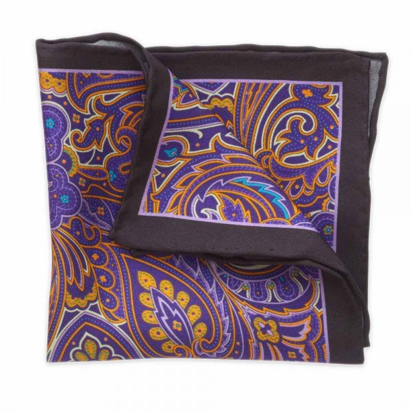 Iris Bay Pocket Square