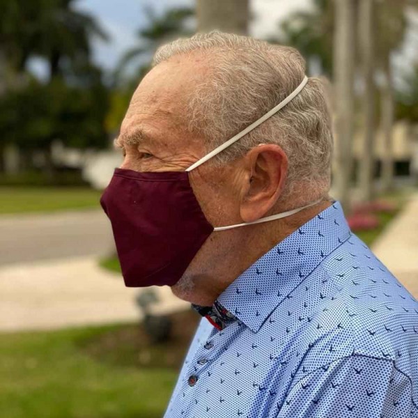 Music Notes Over-The-Head Face Mask