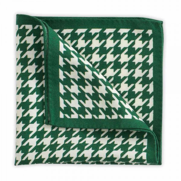 Griffon Green Pocket Square