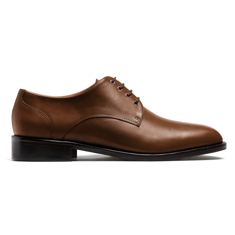 Derbys - brown italian calf leather