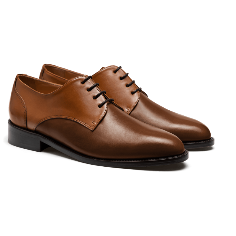 Derby shoes - brown leather