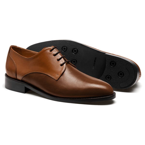 Derby shoes - brown leather