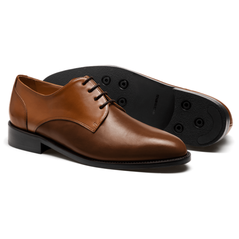 Derby shoes - brown leather