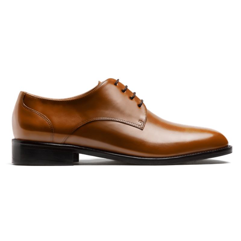 Derby shoes - brown flora leather