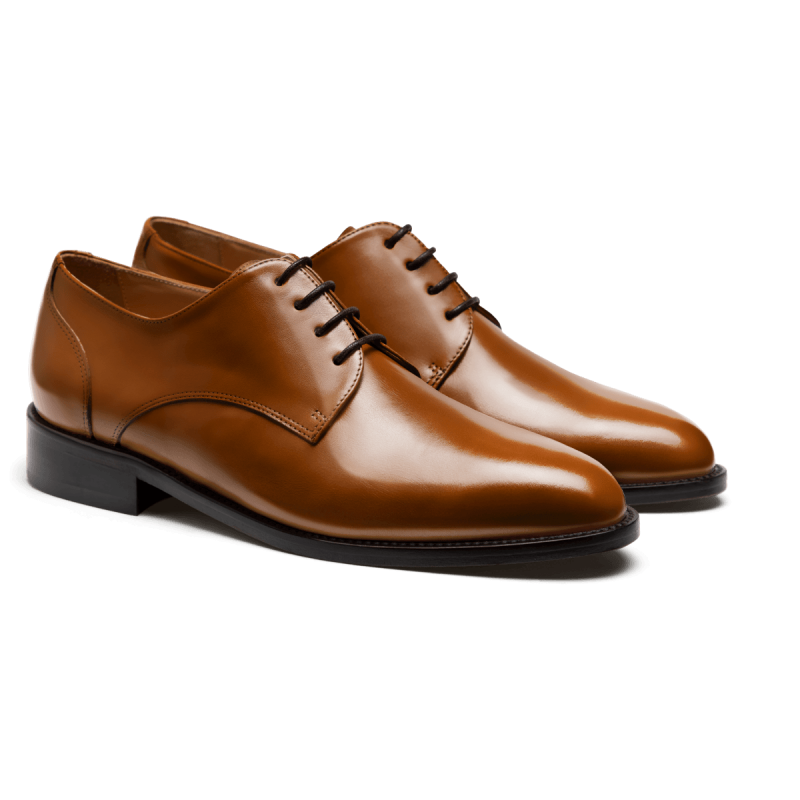 Derby shoes - brown flora leather