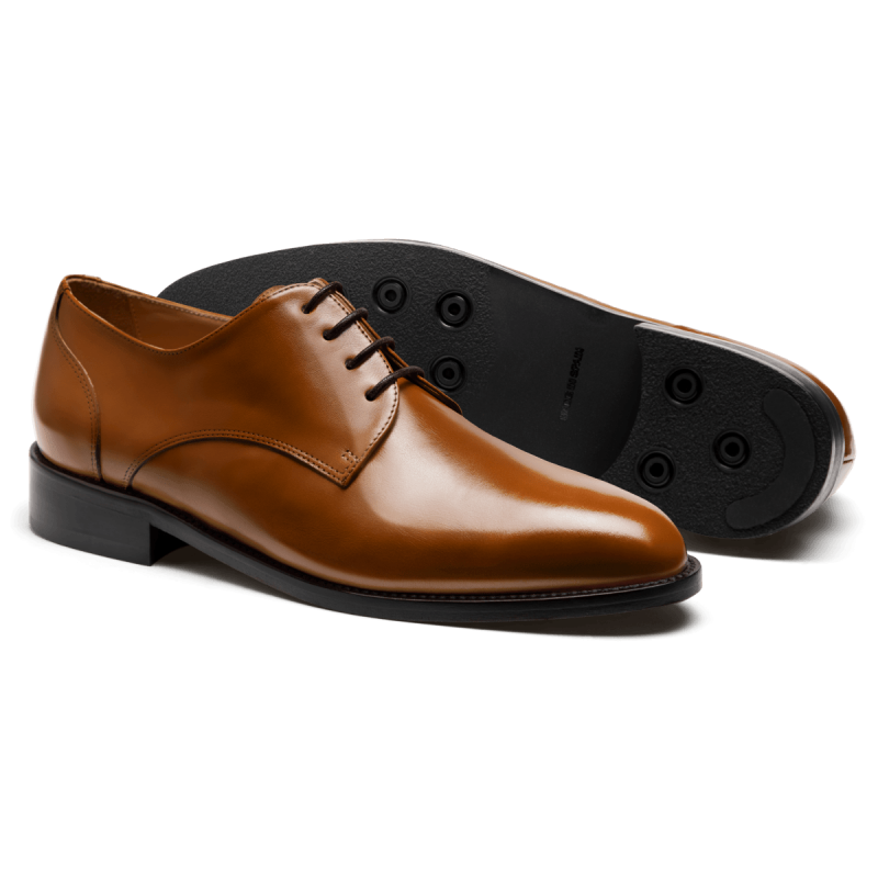 Derby shoes - brown flora leather