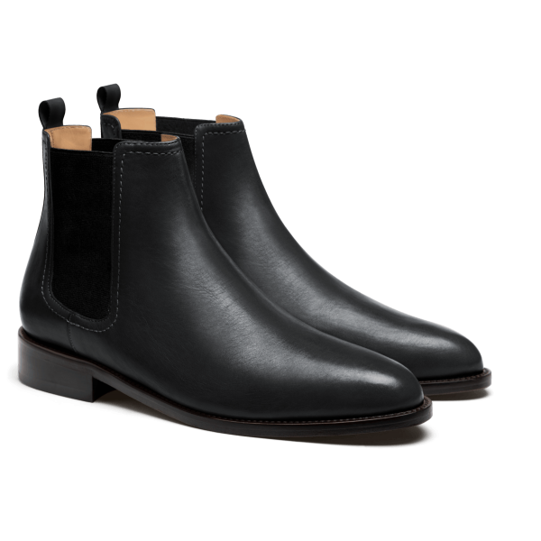 Chelsea Boots - black italian calf leather