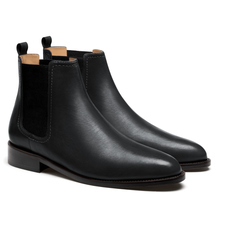 Chelsea Boots - black italian calf leather