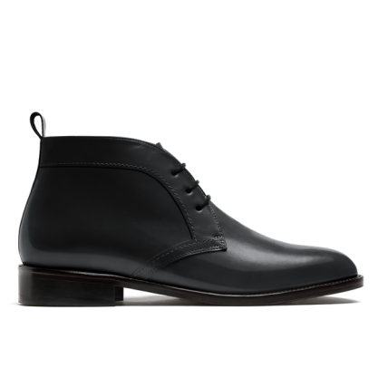 Chukka Boots - black italian calf leather