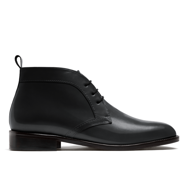 Chukka Boots - black italian calf leather