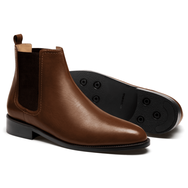 Chelsea Boots - brown italian calf leather