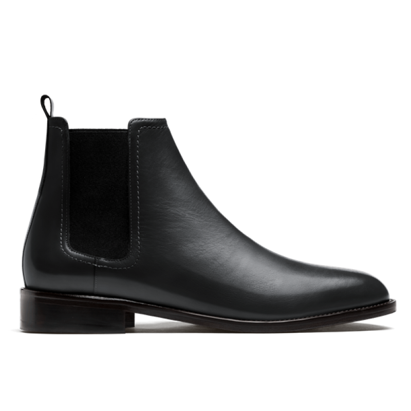 Men's Chelsea Boots - black italian calf leather