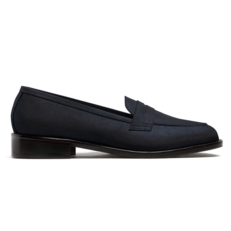 Penny Loafer - blue suede