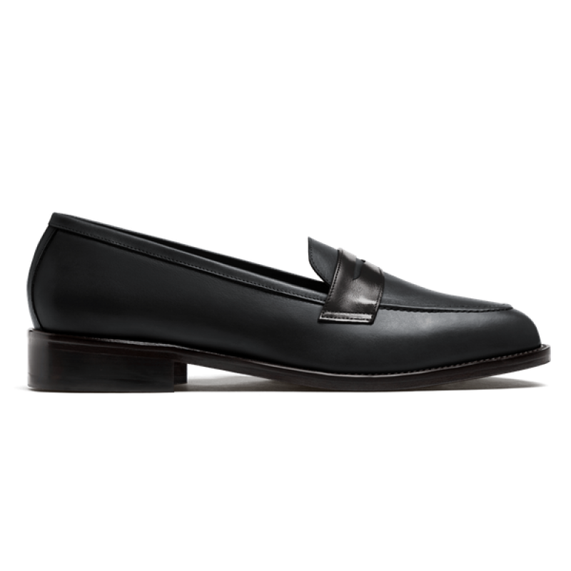 Penny Loafer - black leather