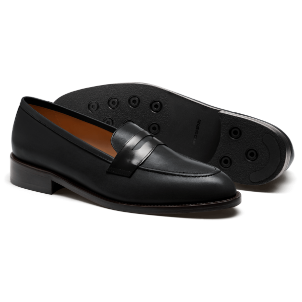 Penny Loafer - black leather