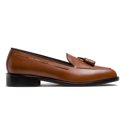 Tassel Loafer - brown leather