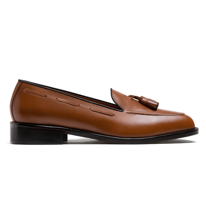 Tassel Loafer - brown leather