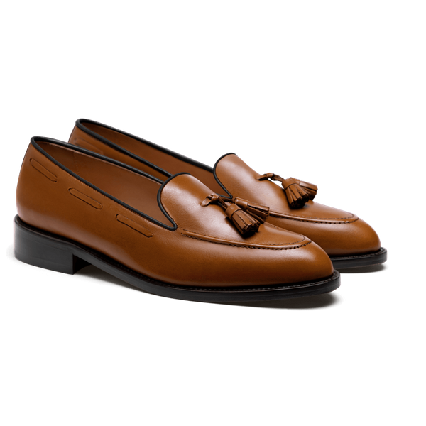 Tassel Loafer - brown leather