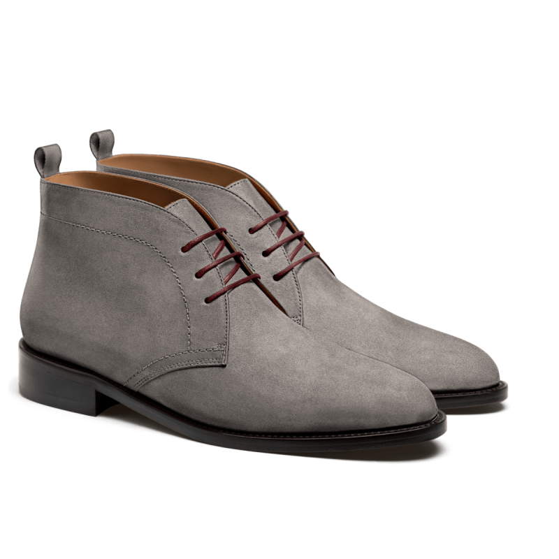 Men's Chukka Boots - grey suede