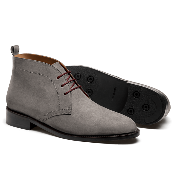 Men's Chukka Boots - grey suede