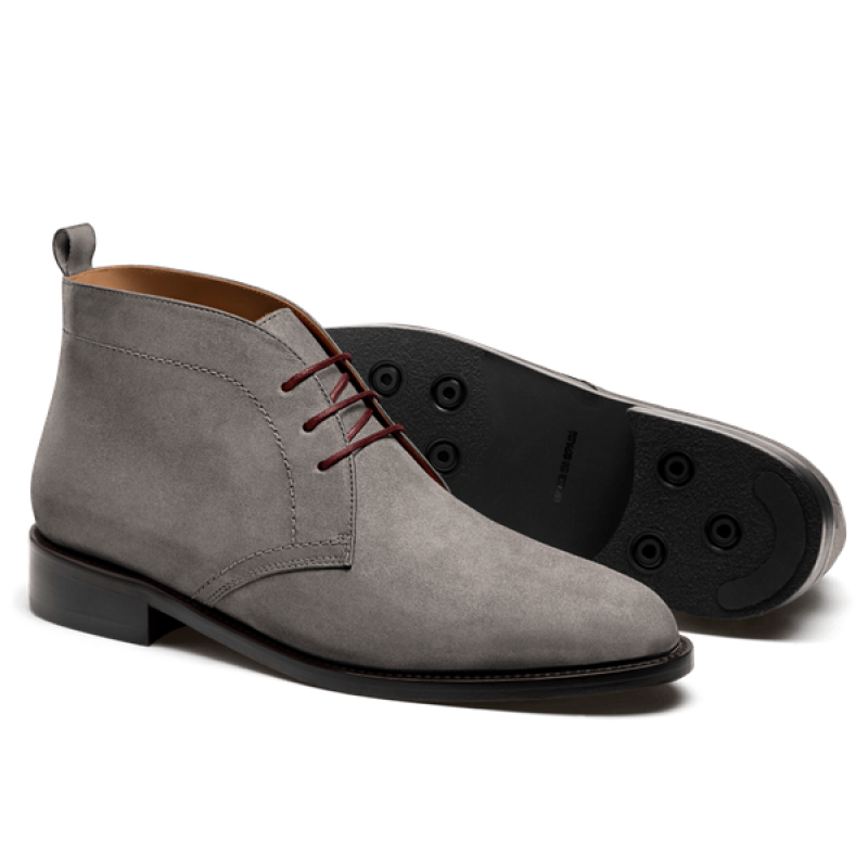 Men's Chukka Boots - grey suede