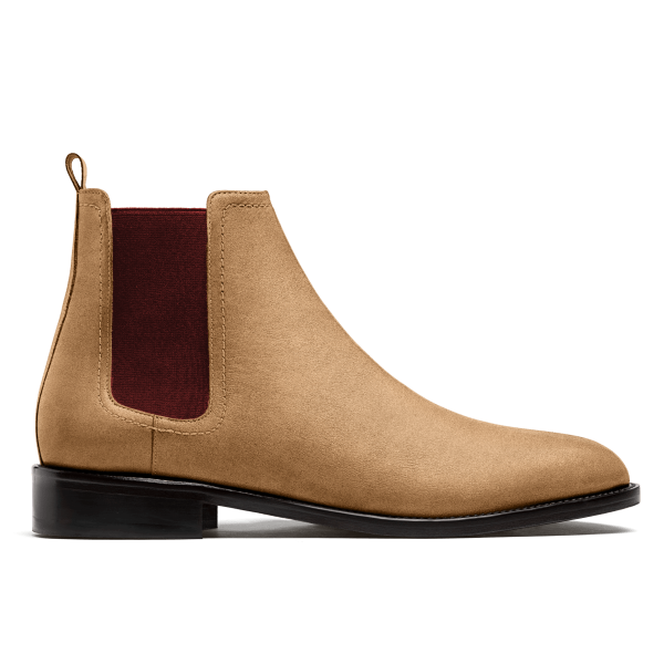 Men's Chelsea Boots - brown suede