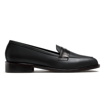 Penny Loafer - black leather