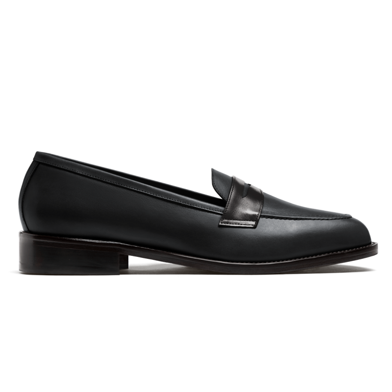 Penny Loafer - black leather