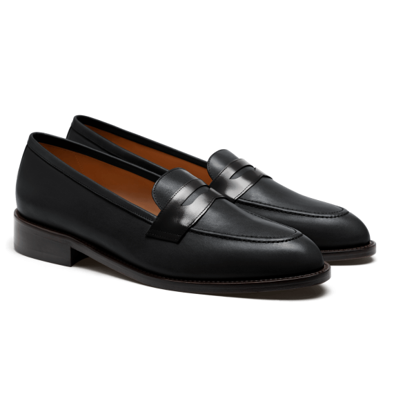 Penny Loafer - black leather