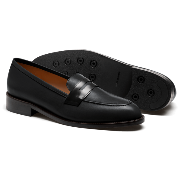 Penny Loafer - black leather