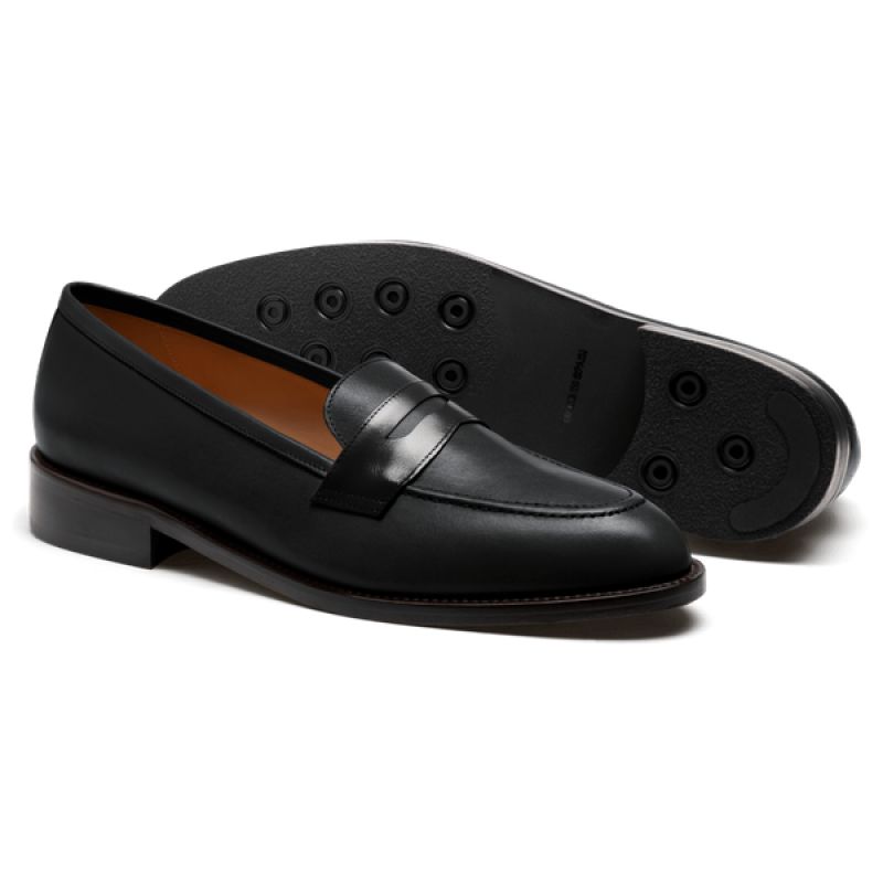 Penny Loafer - black leather