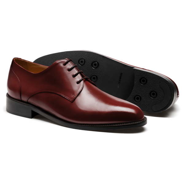 Derby shoes - oxblood flora leather