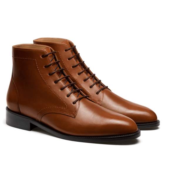 Dress Boots - brown italian calf leather