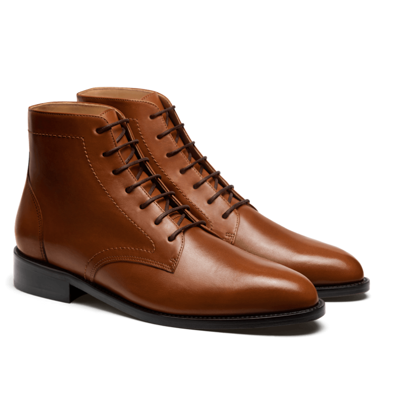 Dress Boots - brown italian calf leather