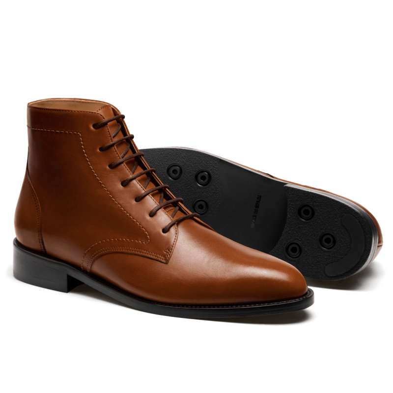 Dress Boots - brown italian calf leather