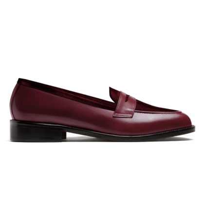 Penny Loafer - burgundy leather