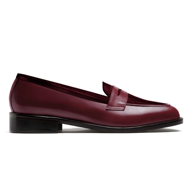 Penny Loafer - burgundy leather