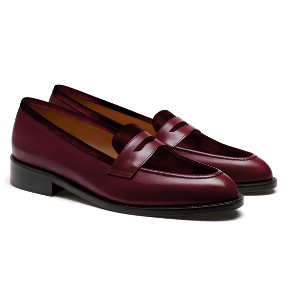 Penny Loafer - burgundy leather