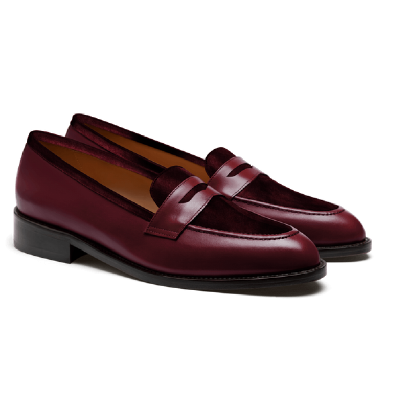 Penny Loafer - oxblood leather