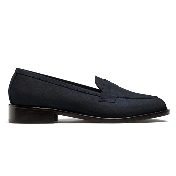 Penny Loafers - blue suede