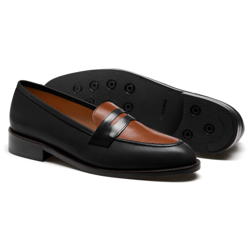 Penny Loafers - black leather