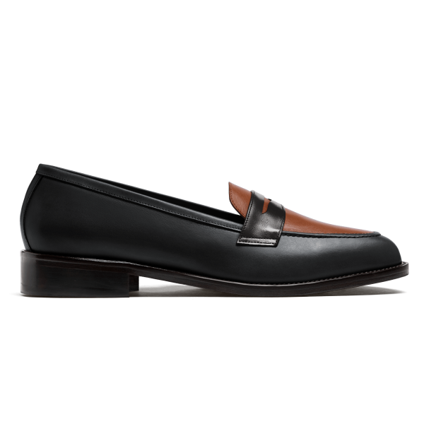 Penny Loafers - black leather