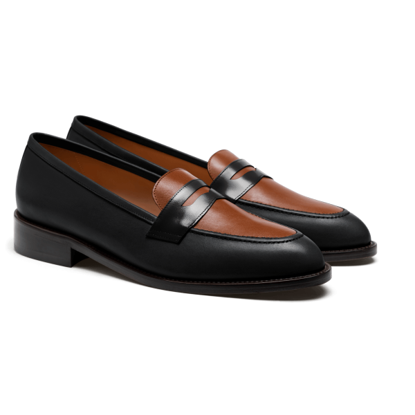 Penny Loafers - black leather