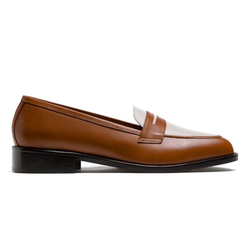 Penny Loafers - brown leather