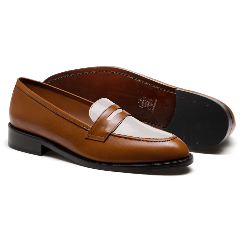 Penny Loafers - brown leather