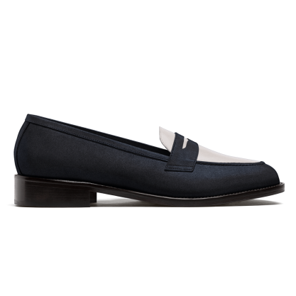 Penny Loafers - blue suede