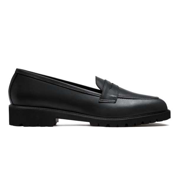 Penny Loafers - black italian calf leather