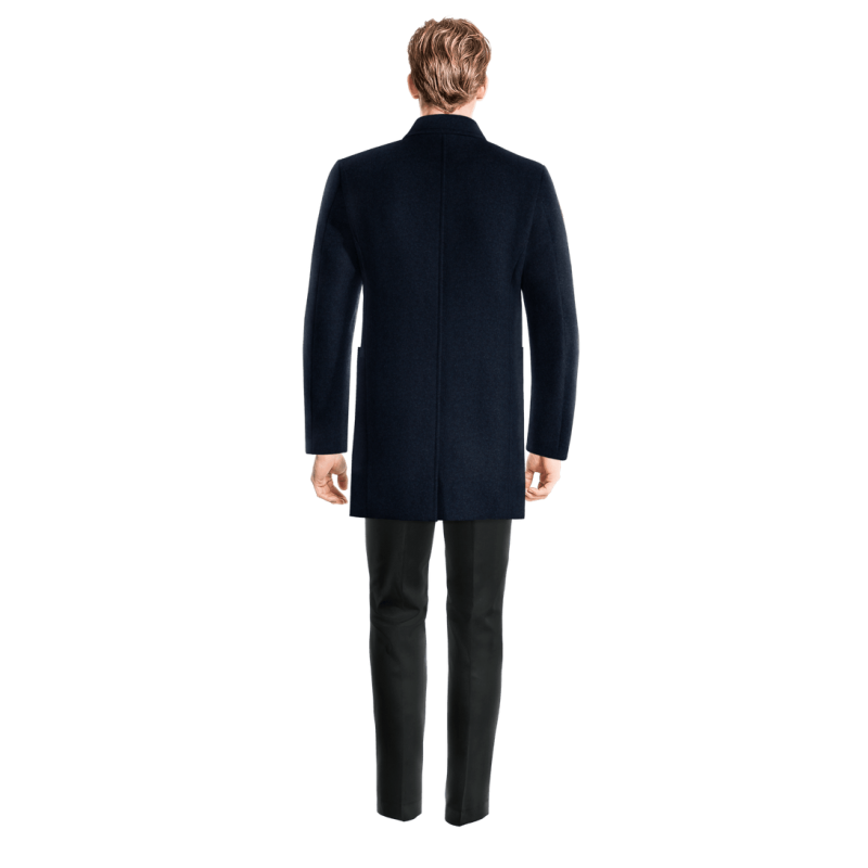 Blue Wool Pea Coat