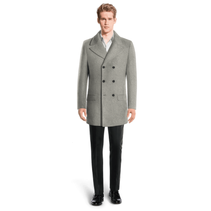 Grey Pea Coat