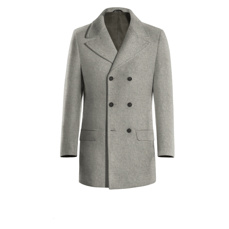 Grey Pea Coat